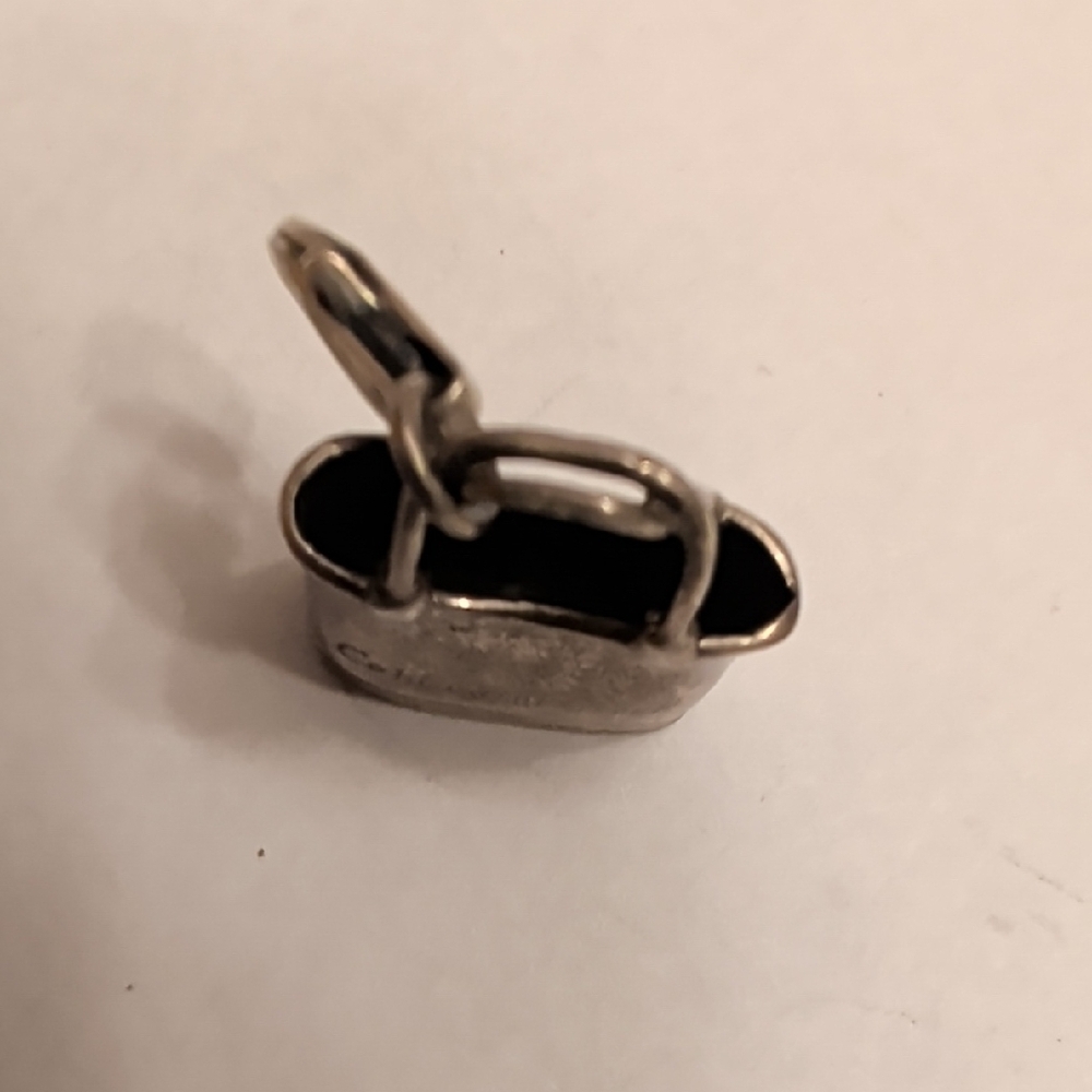 Vintage Sterling Silver Handbag Charm - Picture 2 of 6